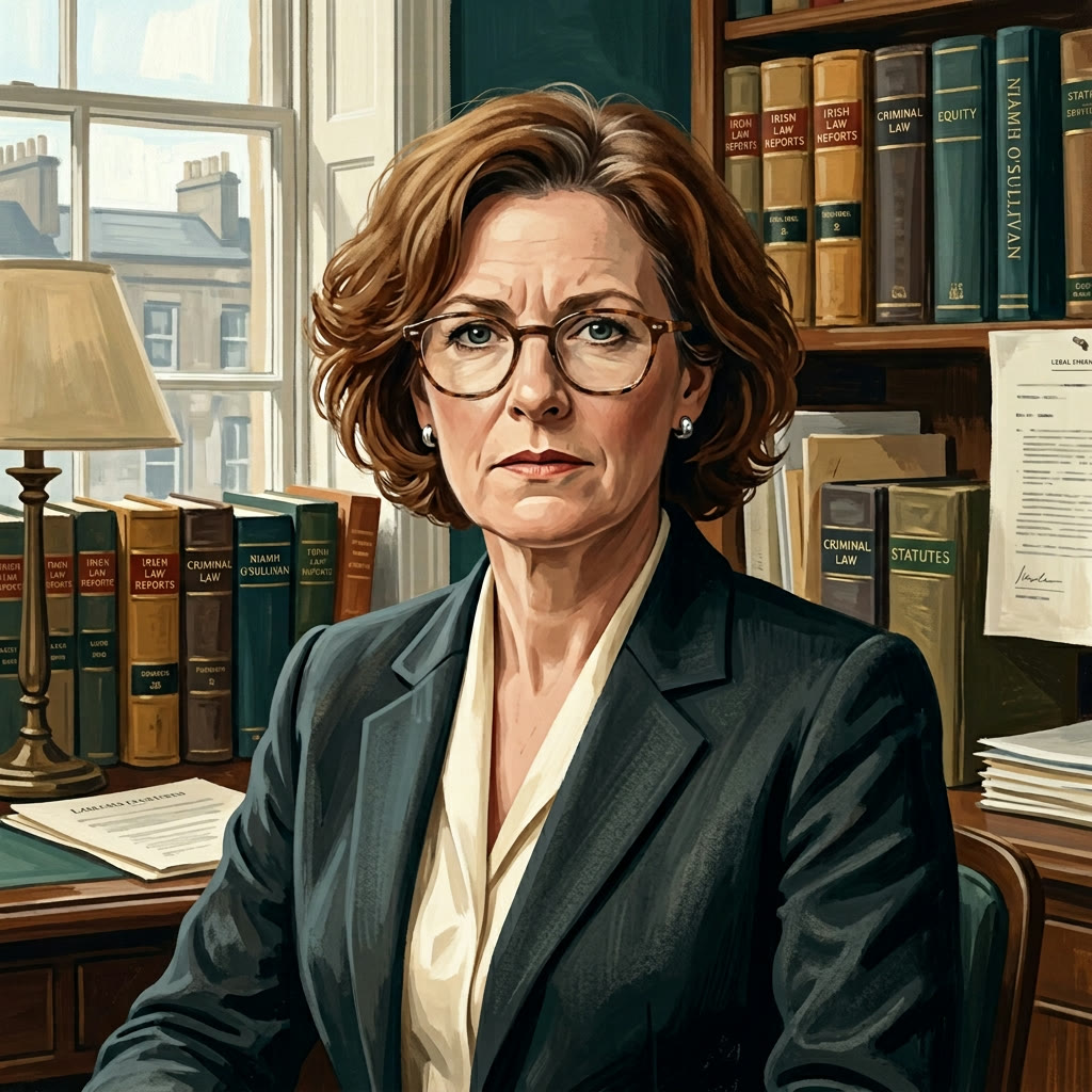 Niamh donnant des conseils sur la réponse juridique