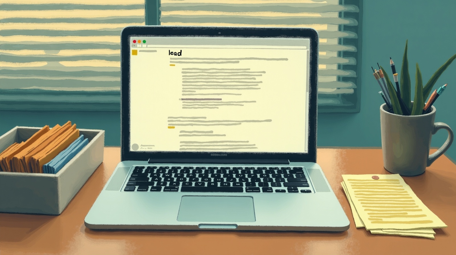 A desk with the legal paper trail filed and acknowledged
