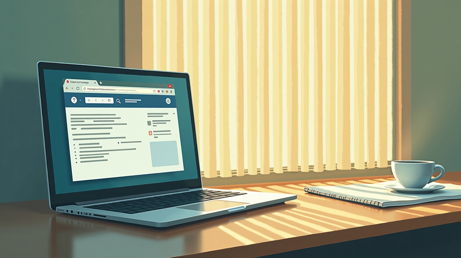 A laptop on Monday morning showing the viral LinkedIn post