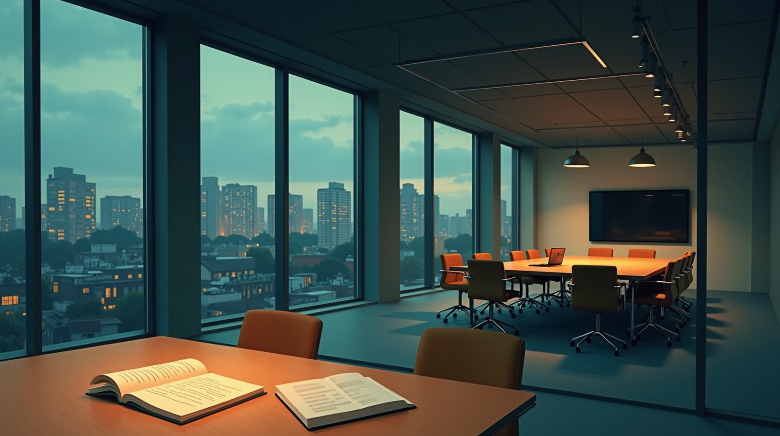 Empty meeting room after the disclosure decision