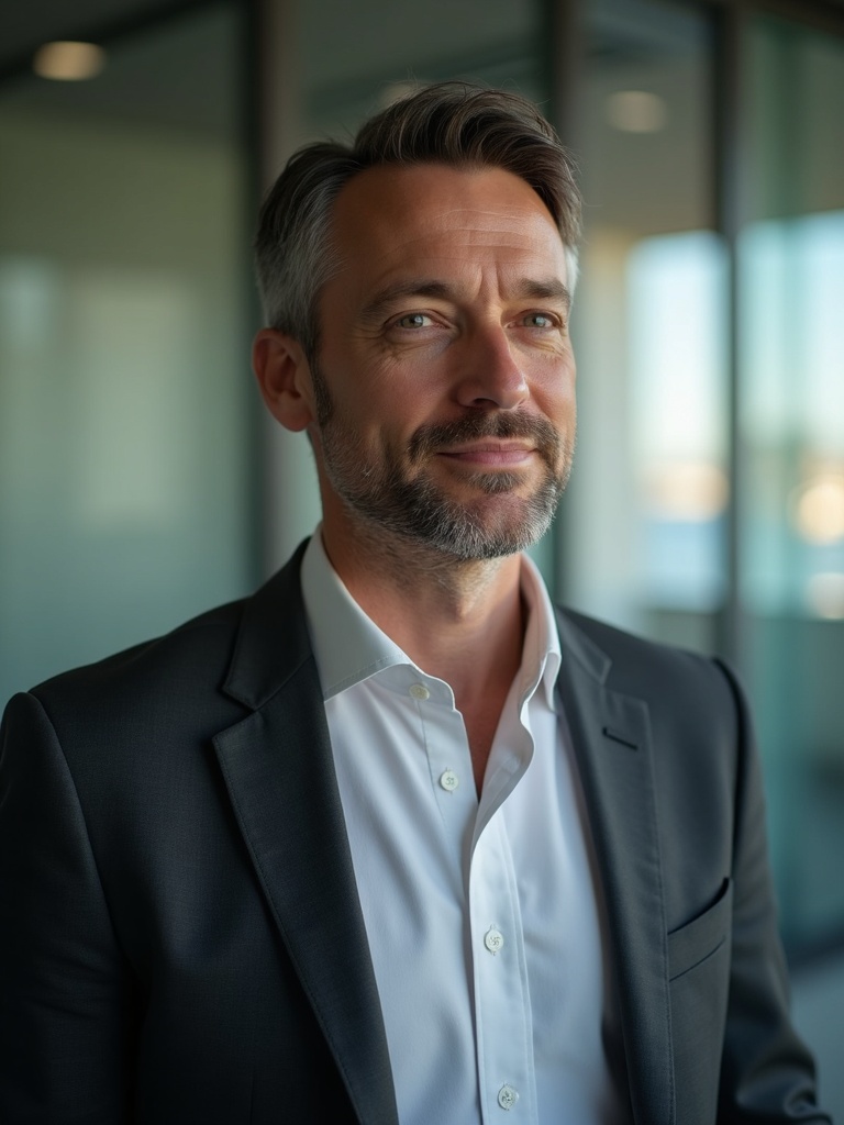 Portrait of Cooper Banks, Senior Account Director at Meridian Australia