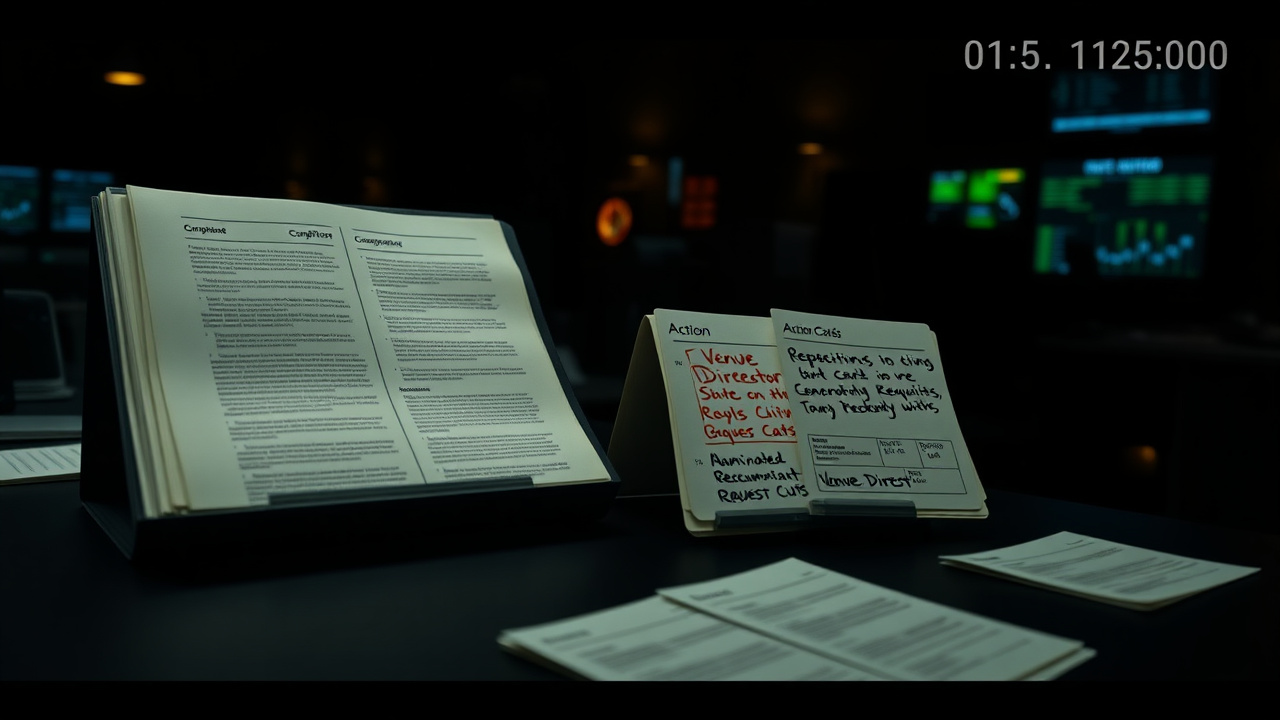 Scene for the misidentification reveal