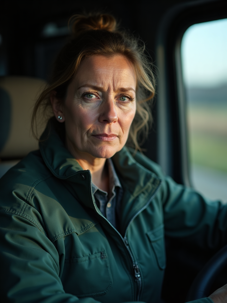 Carole Benoit, long-haul driver
