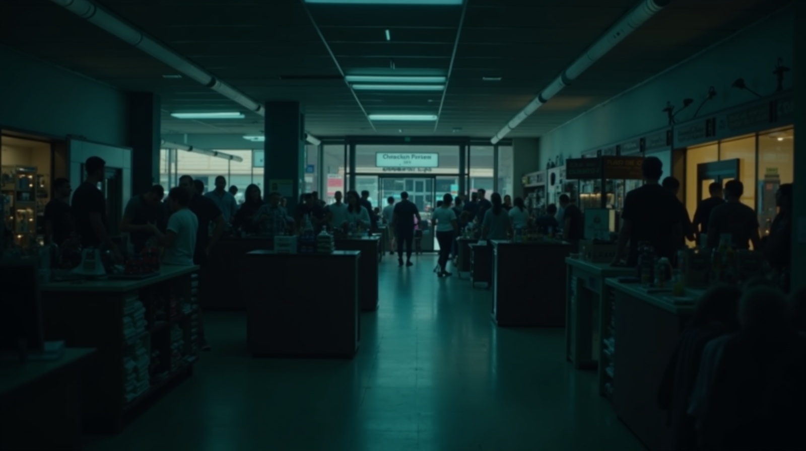Sales floor — register area, ambient view