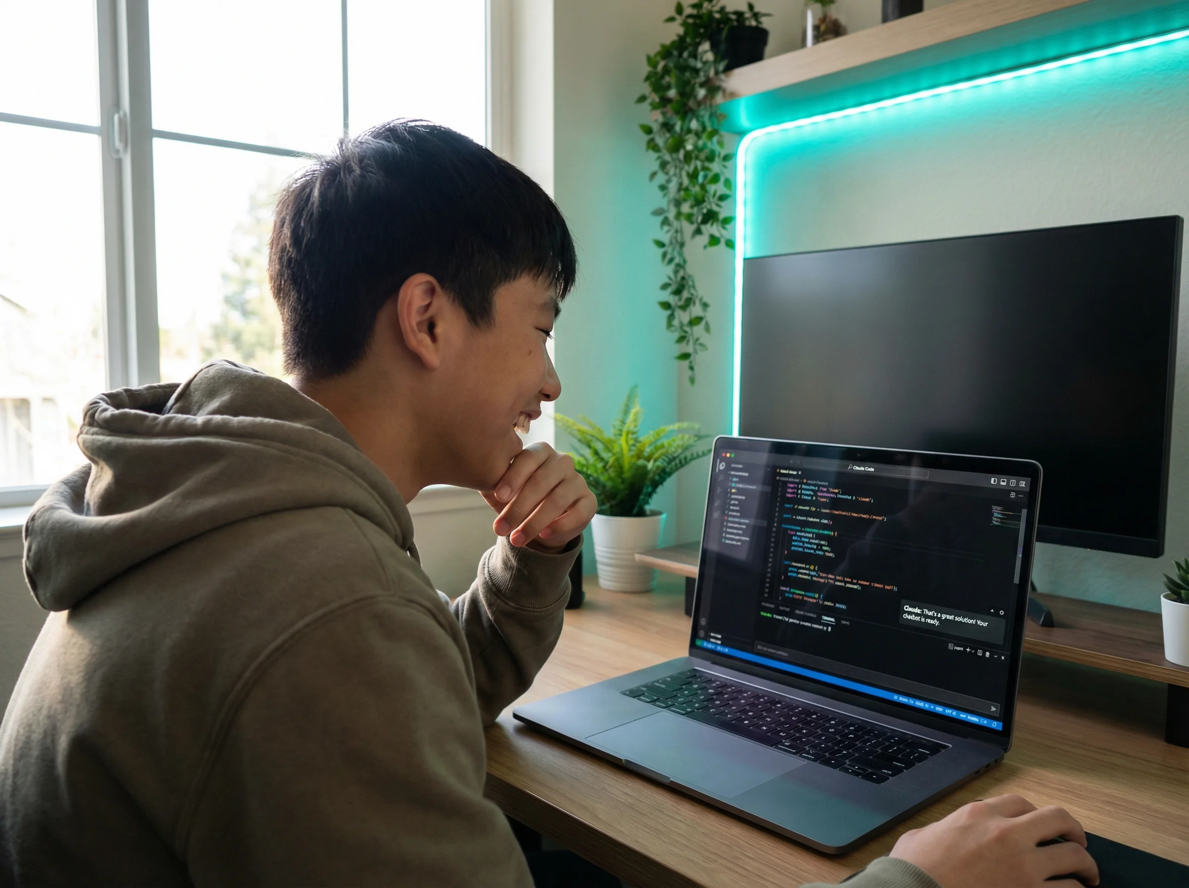 AI Builders students collaborating