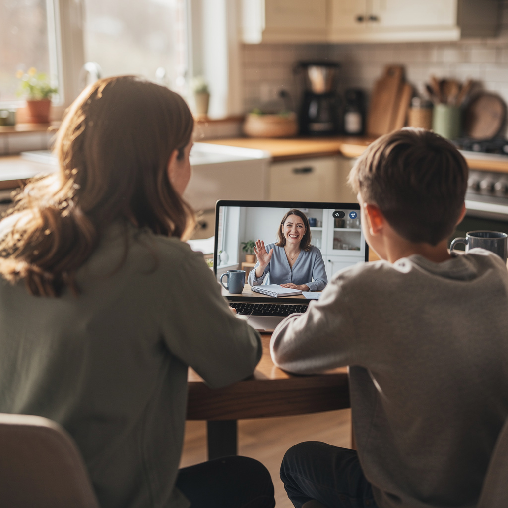 One-on-one AI tutoring session